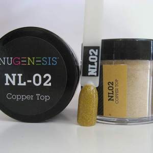 Nugenesis Dipping Powder, NL 002, Copper Top, 2oz MH1005