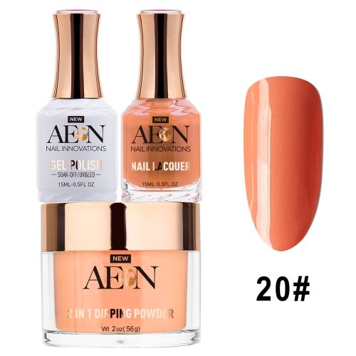 AEON 3in1 Dipping Powder + Gel Polish + Nail Lacquer, 020, Already Red It OK0327LK