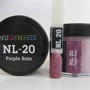 Nugenesis Dipping Powder, NL 020, Purple Rain, 2oz  MH1005