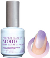 LeChat Mood Perfect Match Color Changing Gel Polish, MPMG20, Lavender Blooms, 0.5oz KK0823 BB