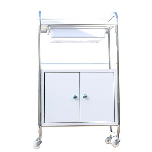 Cre8tion White Beauty Trolley, 2 Doors, 29024 BB