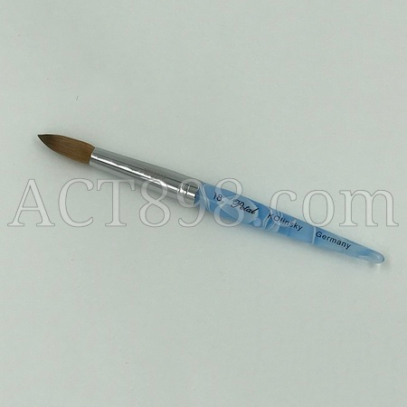 Petal Blue Mable Handle Nail Brush, #10 OK0923VD