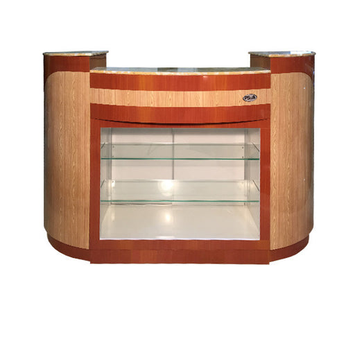 SPA Reception Desk, Maple/Oak, C-209MO (NOT Included Shipping Charge)