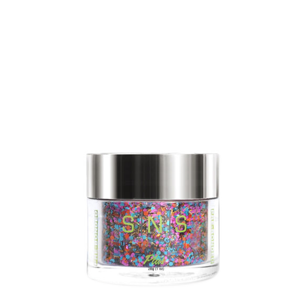 SNS Gelous Dipping Powder, GL20, Glitter Collection, 1oz KK0724