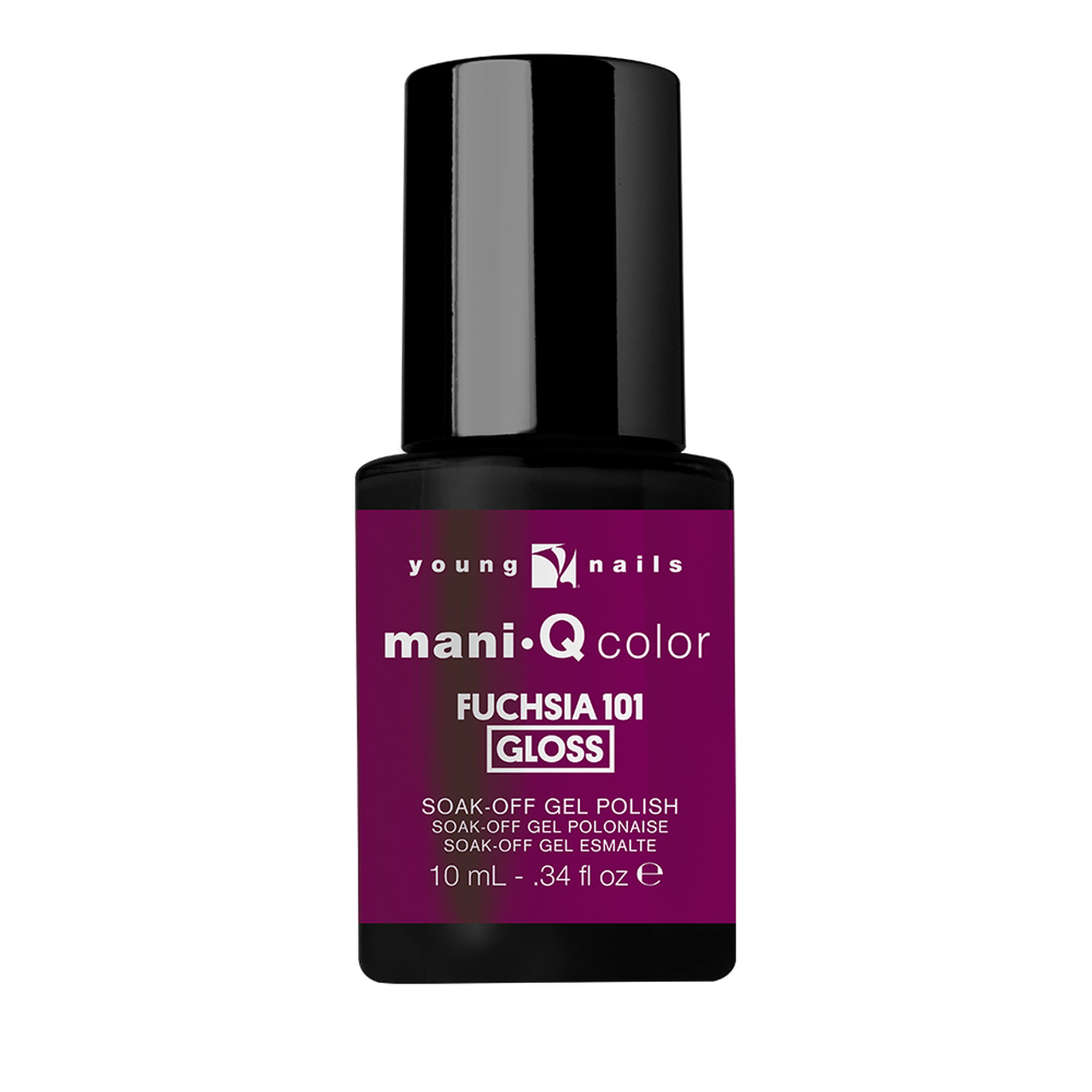 Young Nails Gel Polish, ManiQ Color Collection, MC30022, Fuchsia 101, 0.34oz OK0904LK