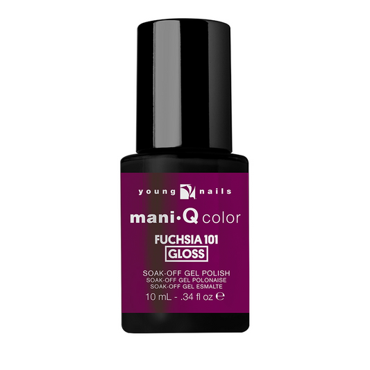 Young Nails Gel Polish, ManiQ Color Collection, MC30022, Fuchsia 101, 0.34oz OK0904LK