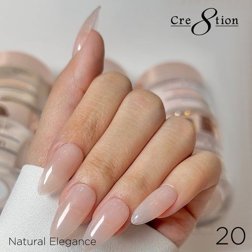 Cre8tion Acrylic Powder, Natural Elegance Collection, 20, 1.7oz
