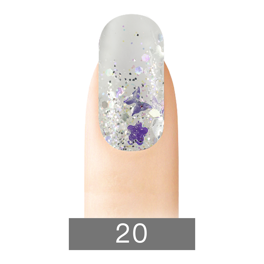 Cre8tion Nail Art Glitter, 020, 1oz, 1101-0511 OK0426VD