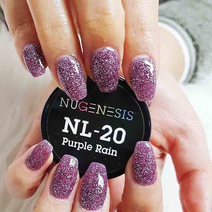 Nugenesis Dipping Powder, NL 020, Purple Rain, 2oz  MH1005