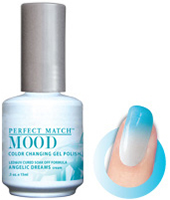 LeChat Mood Perfect Match Color Changing Gel Polish, MPMG21, Angelie Dreams, 0.5oz KK0823 BB