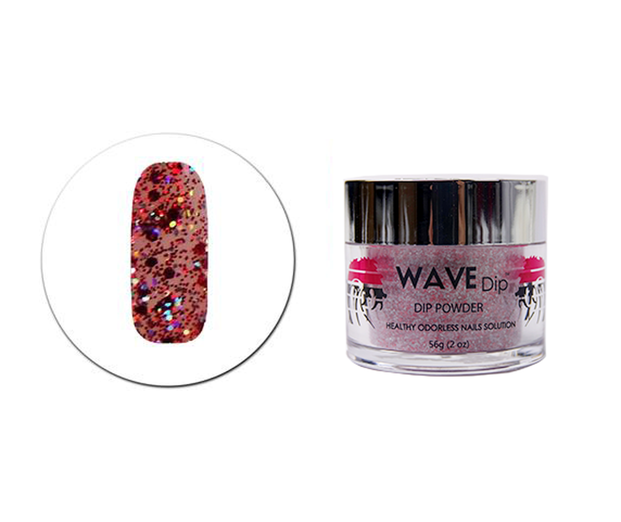 Wave Gel Dipping Powder, 210, Ruby Gems, 2oz OK0613MN