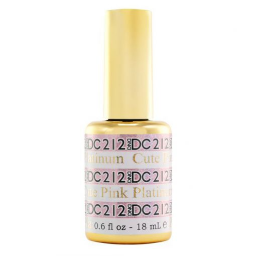 DC Gel Platinum Collection, 212, Cute Pink Platinum, 0.6oz MY0926