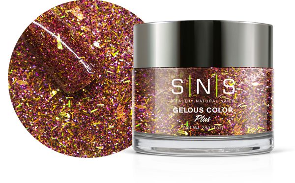 SNS Gelous Dipping Powder, GL21, Glitter Collection, 1oz KK