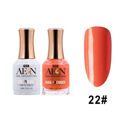 AEON Gel Polish + Nail Lacquer, 022, Be Ripe Back, 0.5oz OK0326LK