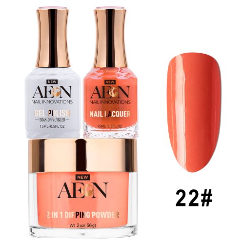 AEON 3in1 Dipping Powder + Gel Polish + Nail Lacquer, 022, Be Ripe Back OK0327LK