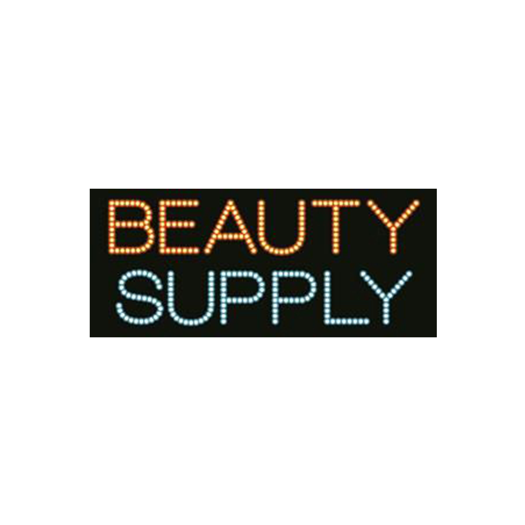 Cre8tion LED Signs "Beauty Supply", B#0401, 23002 KK BB