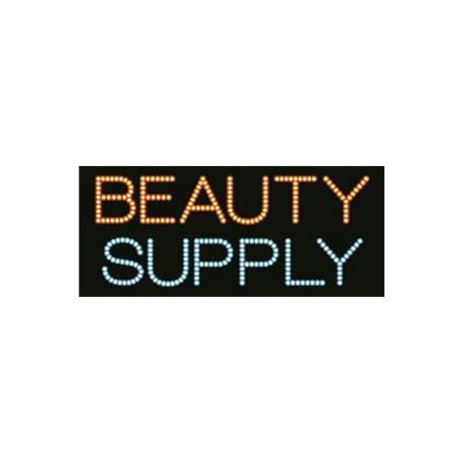 Cre8tion LED Signs "Beauty Supply", B#0401, 23002 KK BB