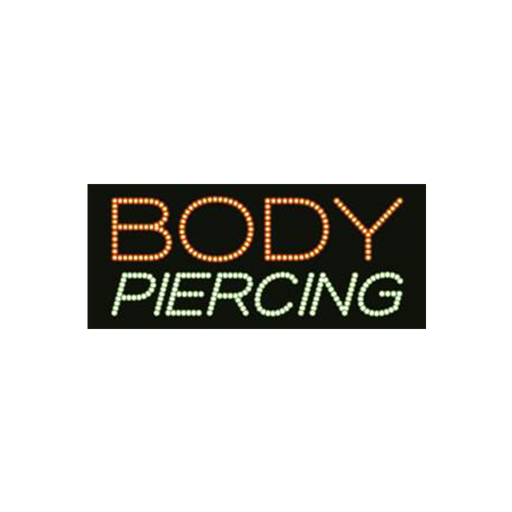 Cre8tion LED Signs "Body Piercing #1", B#0501, 23003 KK BB