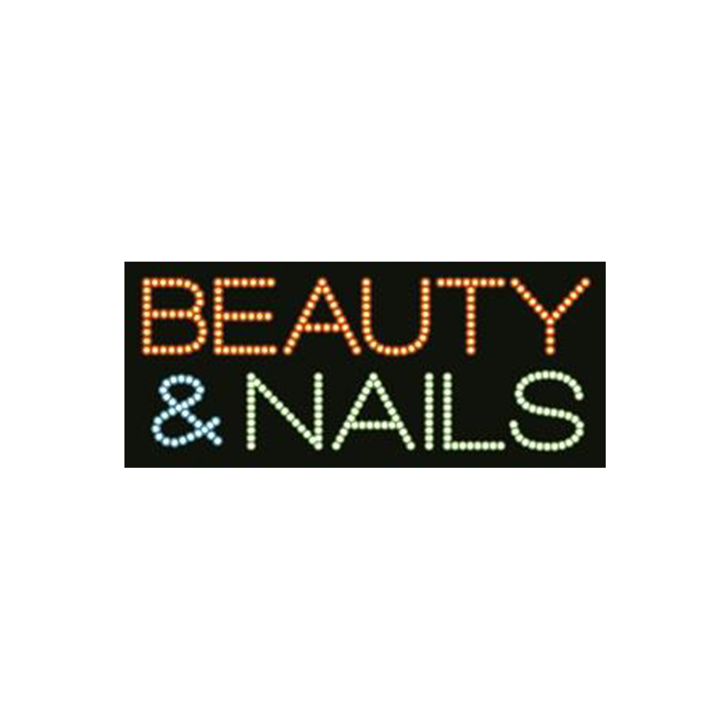 Cre8tion LED Signs "Beauty & Nails", B#0601, 23005 KK BB