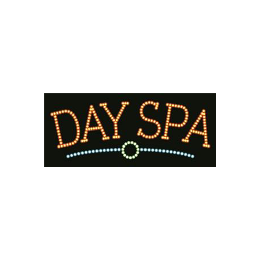 Cre8tion LED Signs "Day Spa #2", D#0102, 23008 KK BB