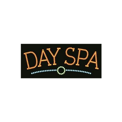 Cre8tion LED Signs "Day Spa #2", D#0102, 23008 KK BB