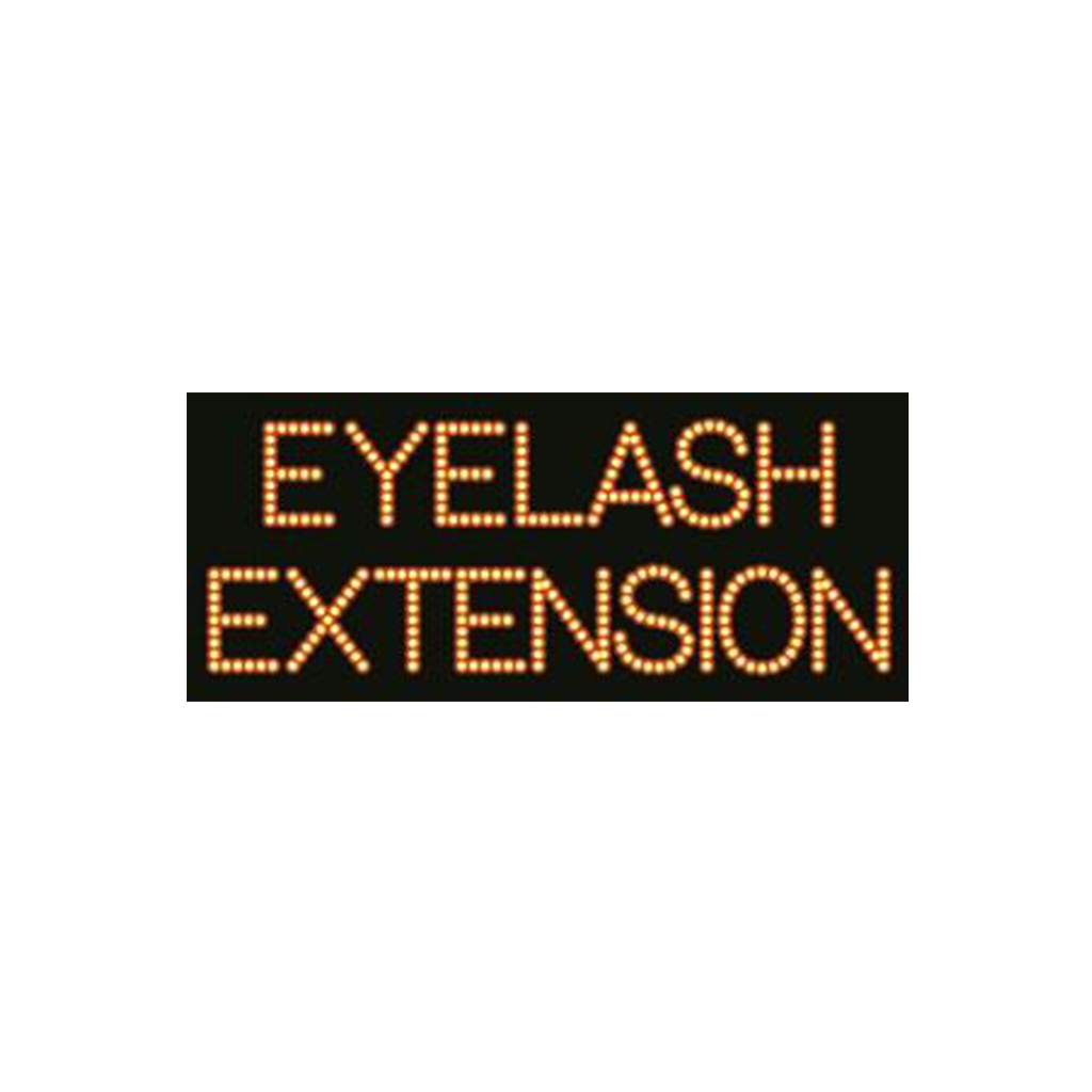 Cre8tion LED Signs "Eyelash Extension #2", E#0101, 23009 KK BB