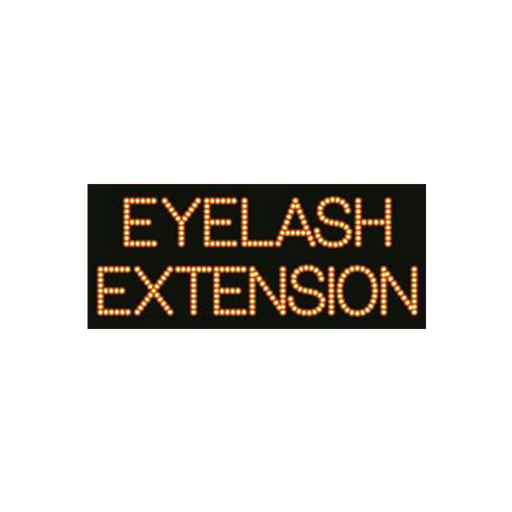 Cre8tion LED Signs "Eyelash Extension #2", E#0101, 23009 KK BB