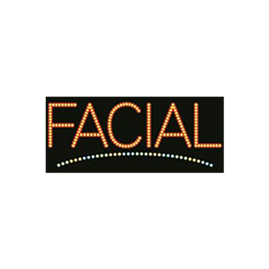 Cre8tion LED Signs "Facial #2", F#0103, 23013 KK BB