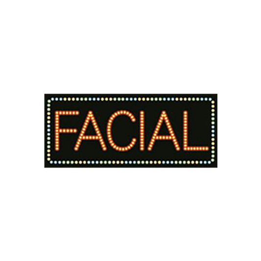 Cre8tion LED Signs "Facial #3", F#0104, 23014 KK BB