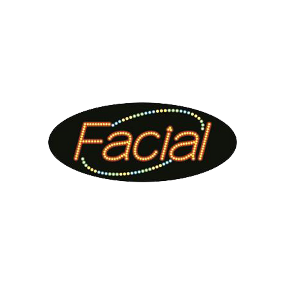 Cre8tion LED Signs "Facial #4", F#0105, 23015 KK BB