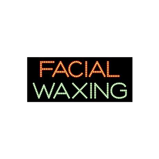 Cre8tion LED Signs "Facial Waxing #1", 23016 KK BB