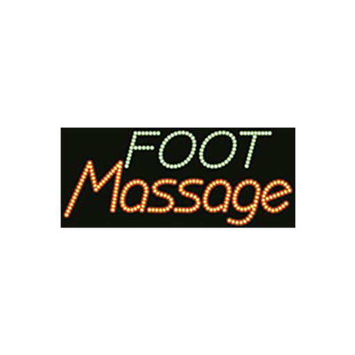 Cre8tion LED Signs "Foot Massage #2", F#0402, 23021 KK BB