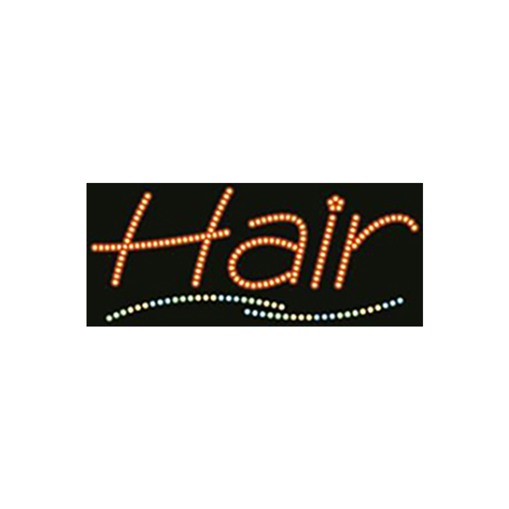 Cre8tion LED Signs "Hair #1", H#0101, 23022 KK BB