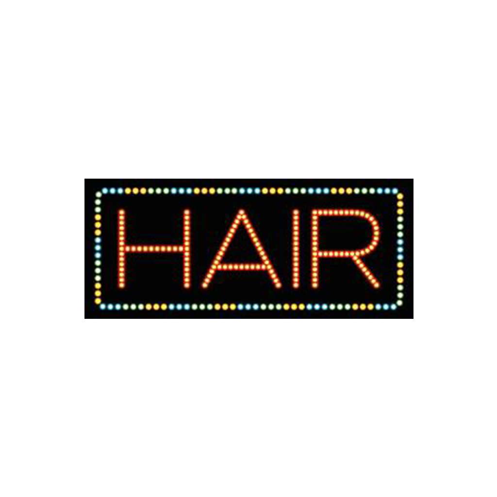 Cre8tion LED Signs "Hair #2", H#0102, 23023 KK BB