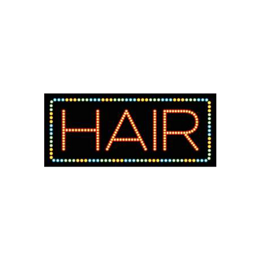 Cre8tion LED Signs "Hair #2", H#0102, 23023 KK BB