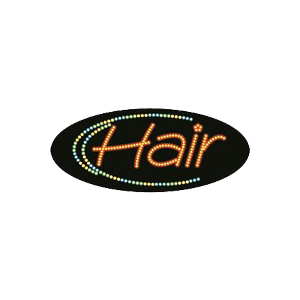 Cre8tion LED Signs "Hair #3", H#0104, 23024 KK BB