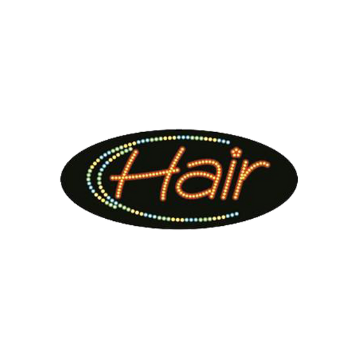 Cre8tion LED Signs "Hair #3", H#0104, 23024 KK BB