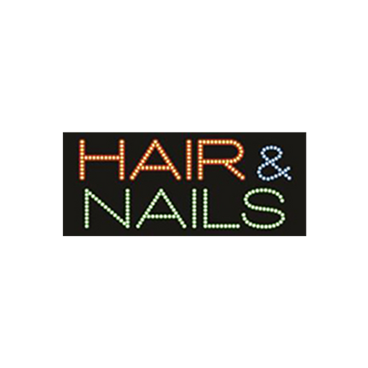 Cre8tion LED Signs "Hair & Nail #1", H#0201, 23025 KK BB