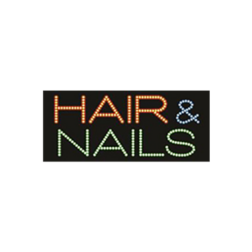 Cre8tion LED Signs "Hair & Nail #1", H#0201, 23025 KK BB
