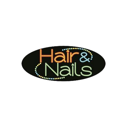 Cre8tion LED Signs "Hair & Nail #2", H#0202, 23026 KK BB