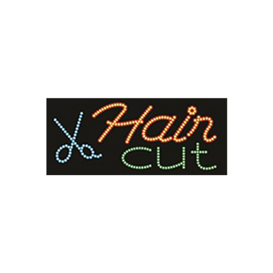 Cre8tion LED Signs "Hair Cut #2", H#0303, 23029 KK BB