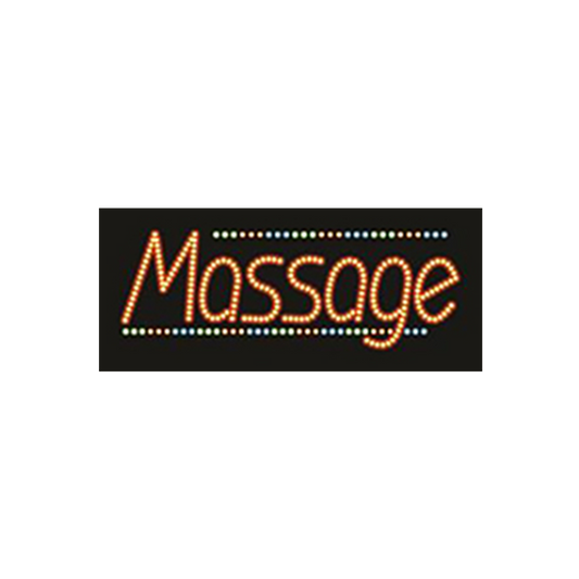 Cre8tion LED Signs "Massage #3", M#0103, 23032 KK BB