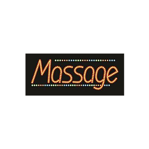 Cre8tion LED Signs "Massage #3", M#0103, 23032 KK BB