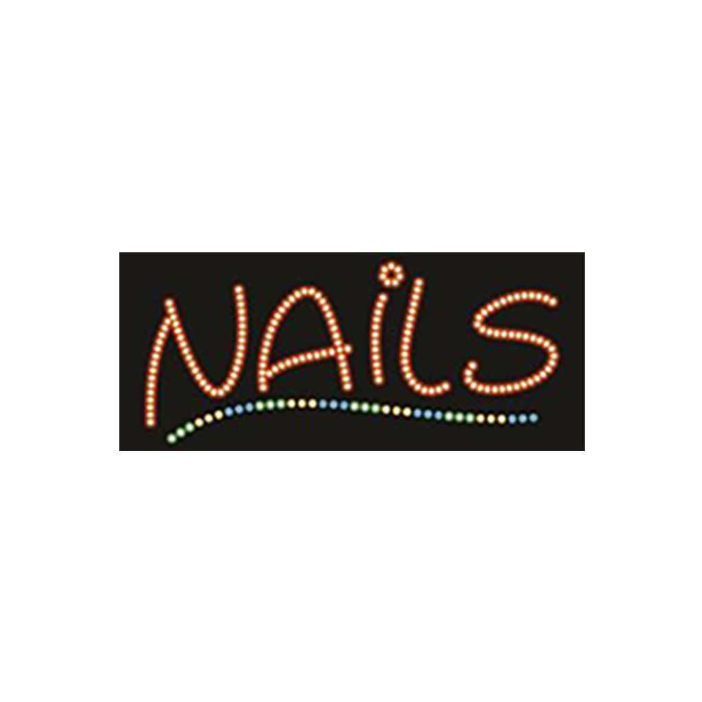 Cre8tion LED Signs "Nails #1", N#0101, 23033 KK BB