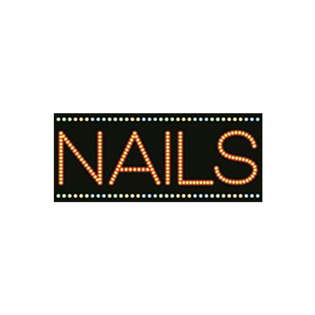 Cre8tion LED Signs "Nails #2", N#0101, 23034 KK BB