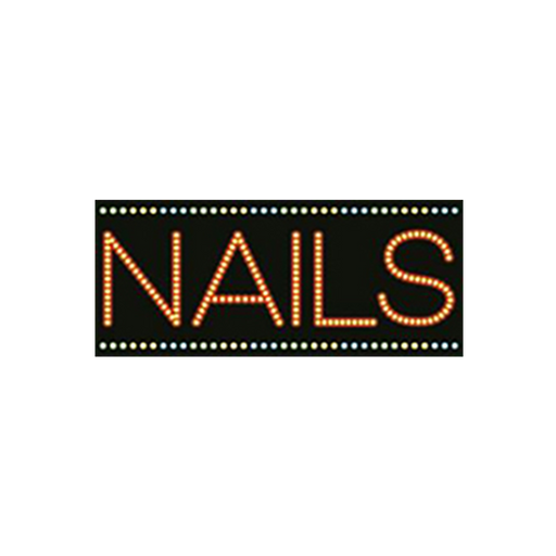 Cre8tion LED Signs "Nails #2", N#0101, 23034 KK BB