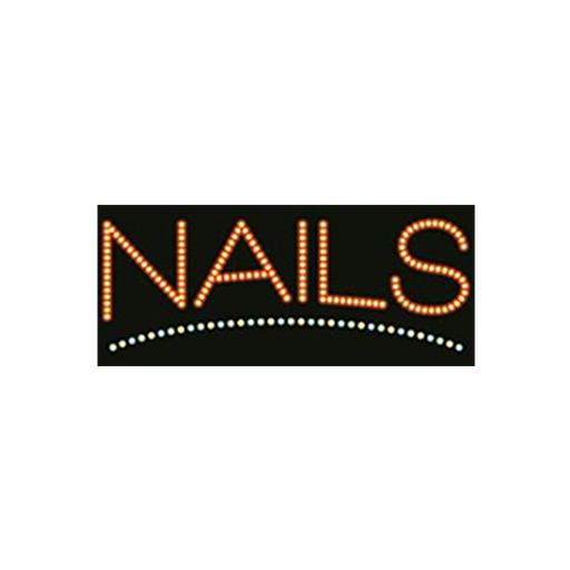 Cre8tion LED Signs "Nails #3", N#0104, 23035 KK BB