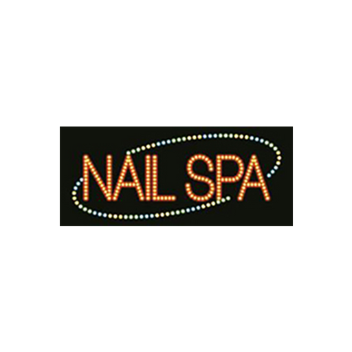 Cre8tion LED signs "Nails Spa", N#0204, 23038 KK BB