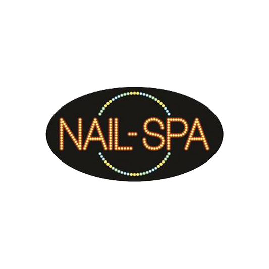 Cre8tion LED signs "Nails-Spa #1", N#0207, 23039 KK BB