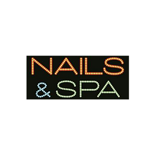 Cre8tion LED Signs "Nails & Spa #1", N#0201, 23042 KK BB